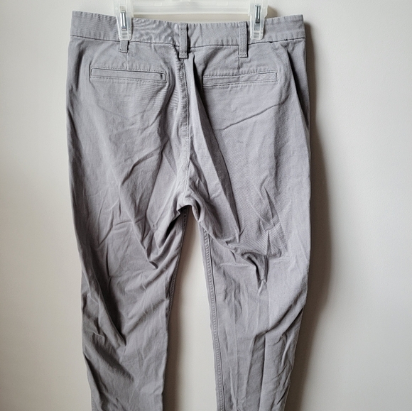 J Crew Grey High Rise Girlfriend Chinos - Picture 2 of 2